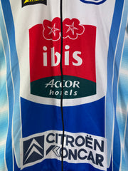 Maillot vélo cyclisme vintage Ibis accor hotels TEX