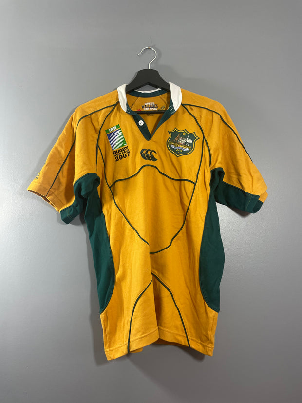 Maillot rugby vintage Australie Canterbury Coupe du monde 2007