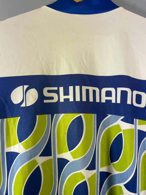 Maillot vélo cyclisme vintage Shimano Giordana