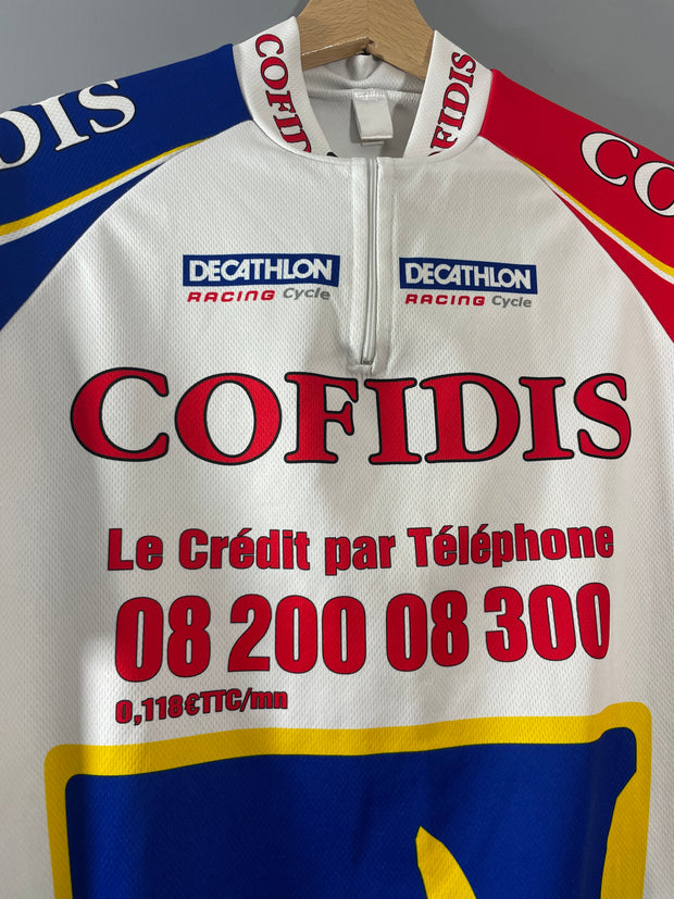 Maillot cycliste vintage Decathlon Cofidis