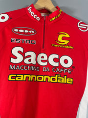 Maillot vélo cyclisme vintage Saeco Cannondale