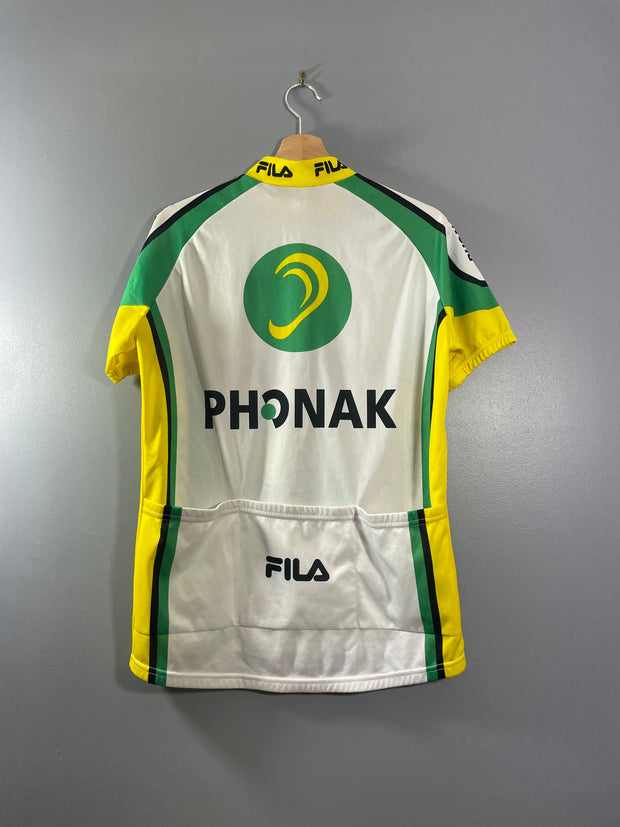 Maillot vintage cyclisme Fila Phonak