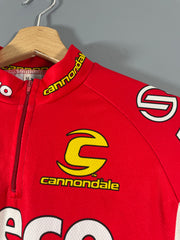 Maillot vélo cyclisme vintage Saeco Cannondale