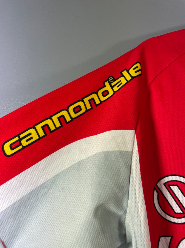 Maillot vélo cyclisme vintage Saeco Cannondale