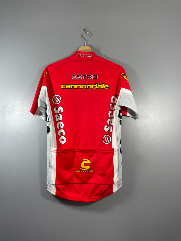 Maillot vélo cyclisme vintage Saeco Cannondale