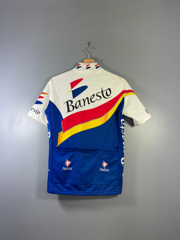 Maillot vélo cyclisme vintage Banesto Nalini