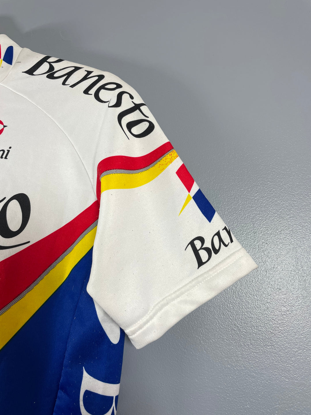 Maillot Cyclisme Vintage Banesto Nalini – Taille 5 Manches Courtes
