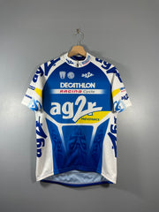 Maillot vélo cyclisme vintage Decathlon AG2R Michelin