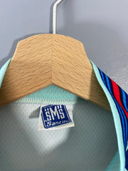Maillot cycliste vintage Bianchi Martini Racing SMS Santini Shimano