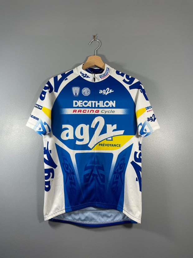 Maillot vélo cyclisme vintage Decathlon AG2R Michelin