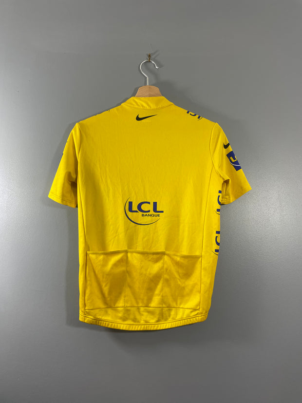 Maillot cycliste vintage LCL Maillot jaune Nike