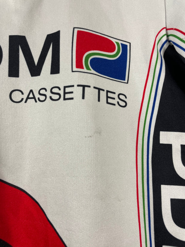 Maillot vélo cyclisme vintage Ultima PDM Chrome cassettes