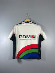 Maillot vélo cyclisme vintage Ultima PDM Chrome cassettes