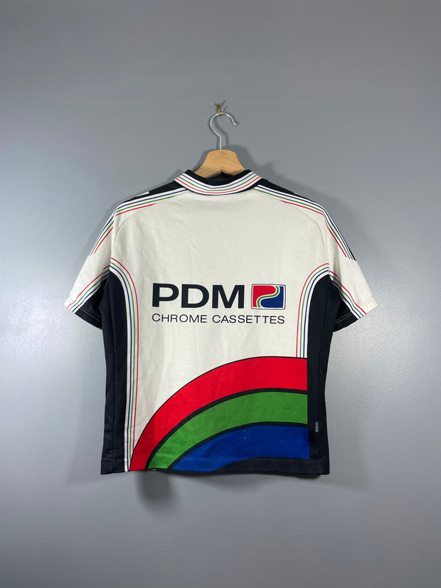 Maillot vélo cyclisme vintage Ultima PDM Chrome cassettes