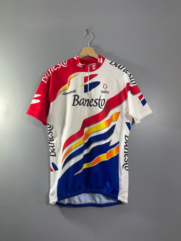 Maillot cycliste vintage Banesto Nalini