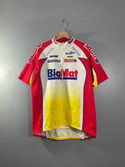 Maillot cycliste vintage BigMat Biemme Look Le coq sportif