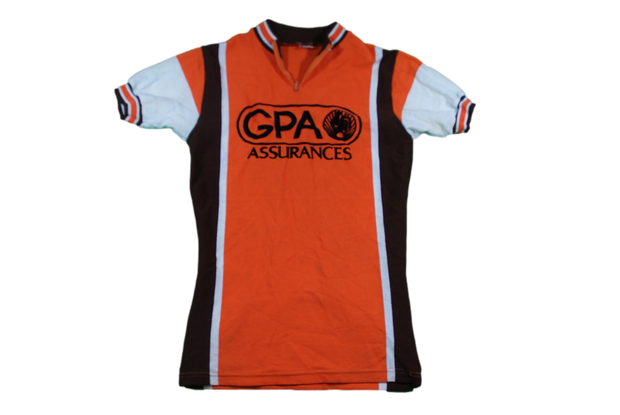 Maillot cyclisme vintage GPA Assurances