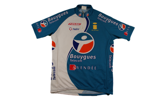 Maillot vélo rétro Nalini Time Bouygues Telecom