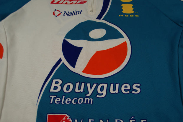 Maillot vélo rétro Nalini Time Bouygues Telecom