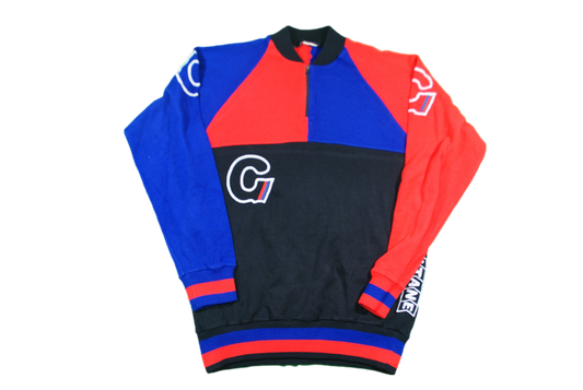 Maillot vélo rétro manches longues Crylor