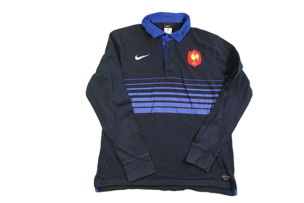 Maillot rugby rétro équipe de France manches longues Nike