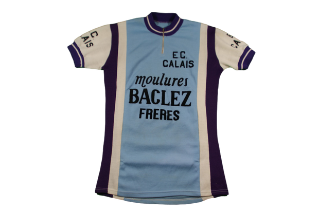 Maillot vélo rétro Moulures Baclez Calais