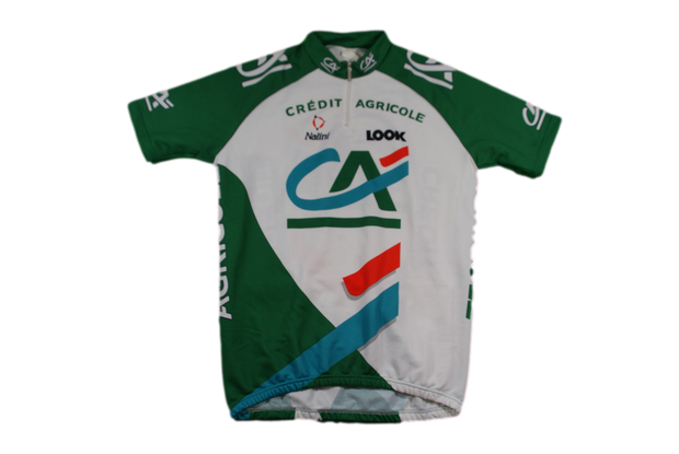 Maillot cyclisme vintage Crédit Agricole Look Nalini