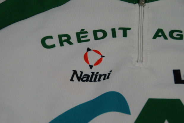 Maillot cyclisme vintage Crédit Agricole Look Nalini