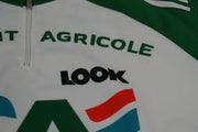 Maillot cyclisme vintage Crédit Agricole Look Nalini