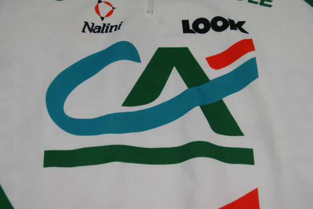 Maillot cyclisme vintage Crédit Agricole Look Nalini