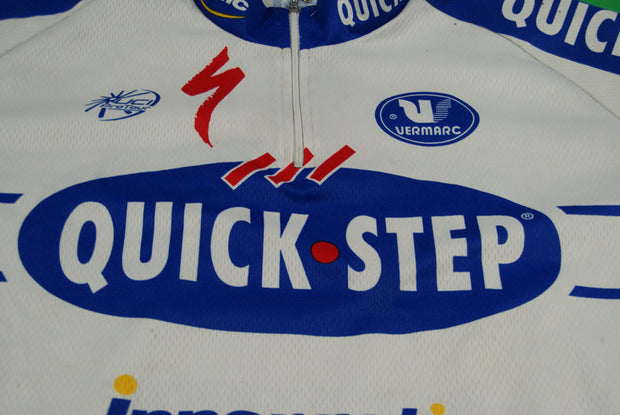 Maillot vélo rétro Quick Step UCI Vermarc