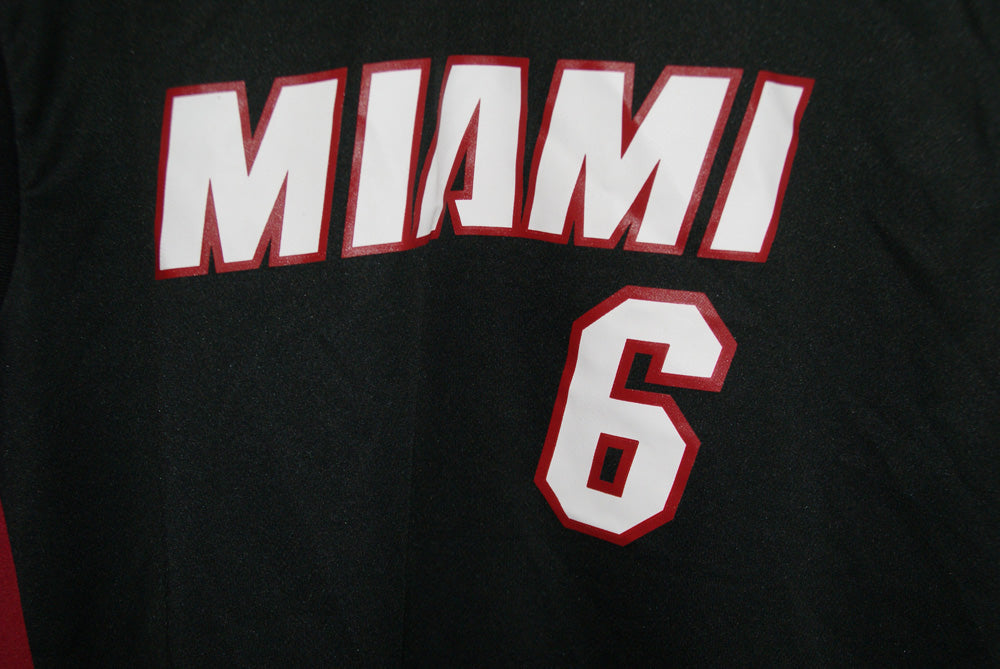 Maillot basket rétro NBA #6 James Heat Miami