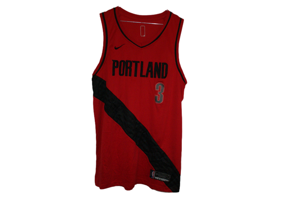 Maillot basket rétro NBA Trail Blazers Portland #3 McCollum