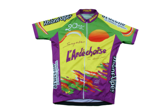 Maillot vélo vintage l'Ardéchoise