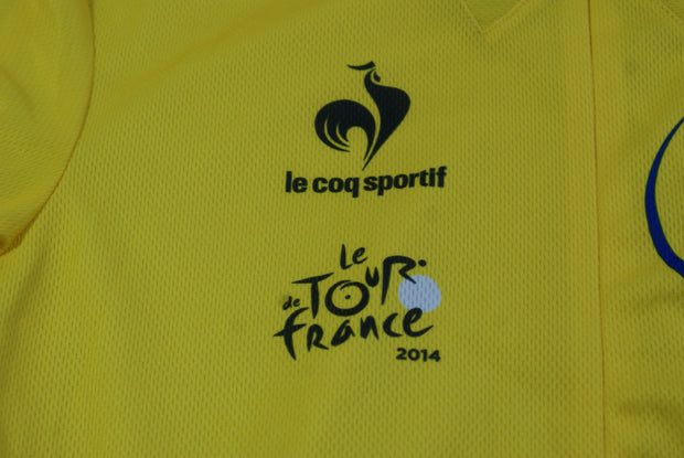 Maillot cyclisme vintage Tour de France 2014 LCL Le Coq Sportif