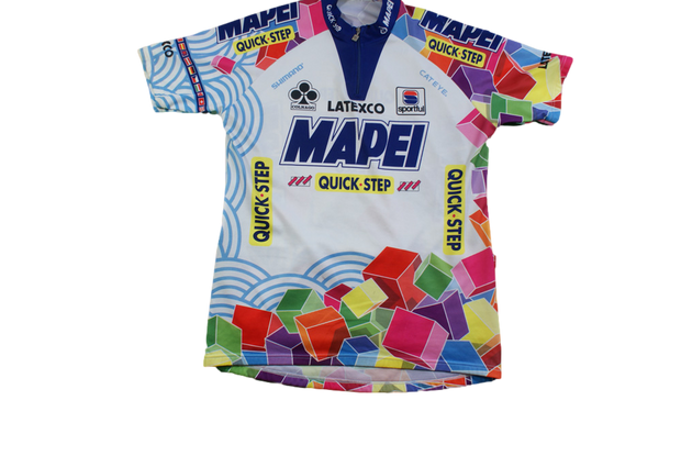 Maillot vélo rétro Mapei Colango Sportful Quick Step