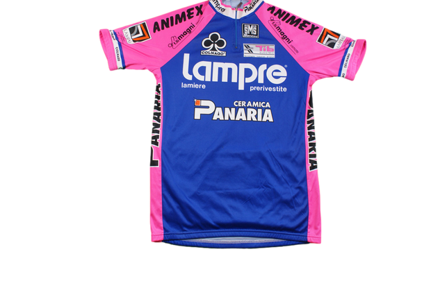 Maillot vélo rétro Lampe Colnago Santini