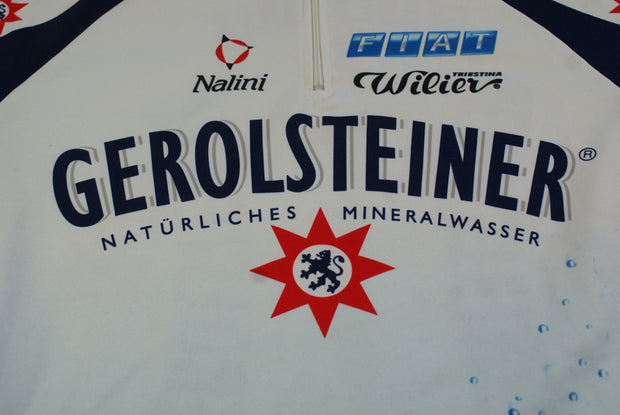 Maillot cyclisme vintage Gerolsteiner Nalini Fiat