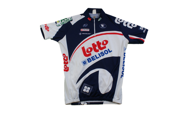 Maillot vélo rétro UCI Vermarc Lotto Ridley