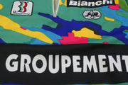 Maillot vélo rétro Biemme Bianchi Le groupement