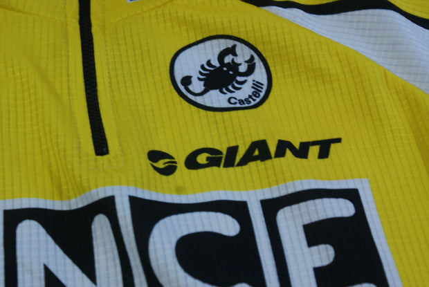 Maillot cyclisme vintage Once Castelli Giant