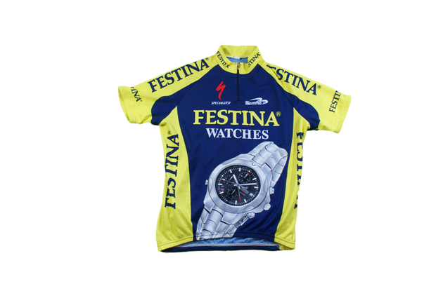 Maillot cyclisme vintage Biemme Festina Specialized