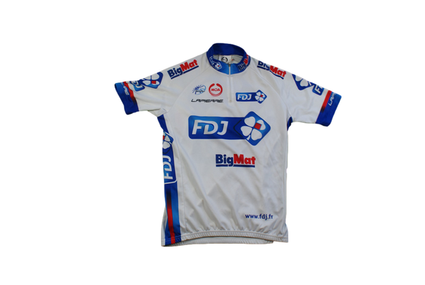 Maillot vélo rétro Française des Jeux Moa UCI Lapierre