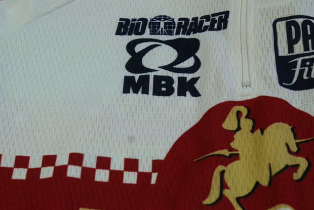 Maillot cyclisme vintage Jacques Bio Racer MBK