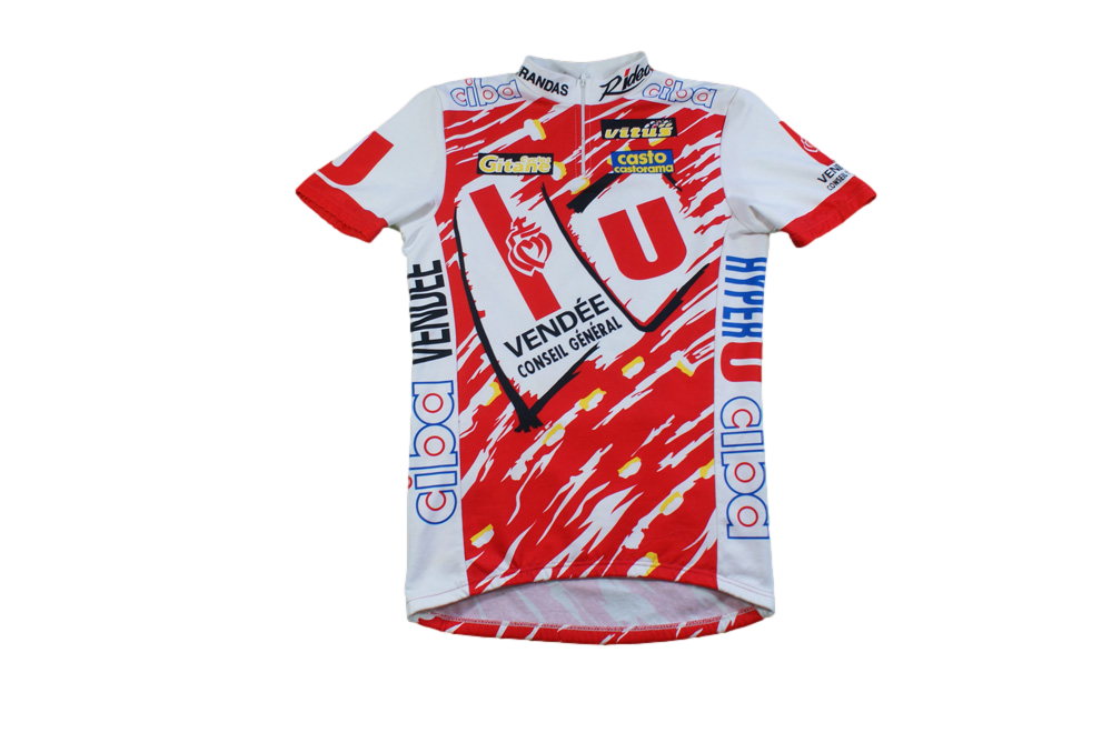 Maillot vélo rétro Système U Castorama Gitane