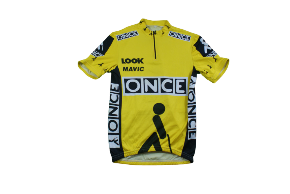 Maillot cyclisme vintage Once Mavic Look