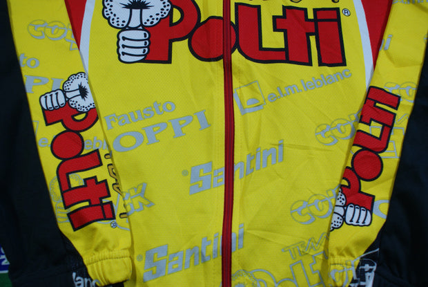 Veste vélo vintage Santini Polti McDonald's Colpack