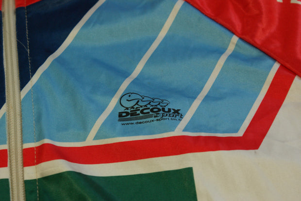 Veste cyclisme vintage Decoux Groupama