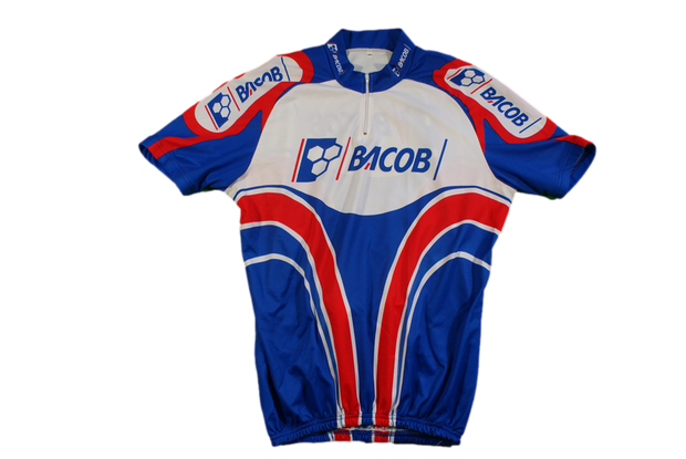 Maillot vélo rétro Bacob manches courtes