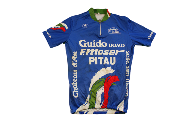 Maillot vélo rétro Vermarc Sprint 2000 Pitau